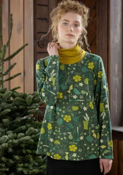 Hot Gudrun Sjödén Jerseyshirt „Fyrverkeri“ aus Bio-Baumwolle/Modal löwengelb