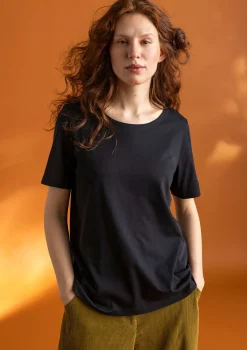 Best Gudrun Sjödén Jerseyshirt „Tyra“ aus Bio-Baumwolle/Modal malachit-gemustert