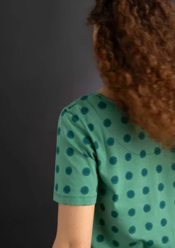 Store Gudrun Sjödén Jerseyshirt „Tyra“ aus Bio-Baumwolle/Modal dunkelindigo-gemustert