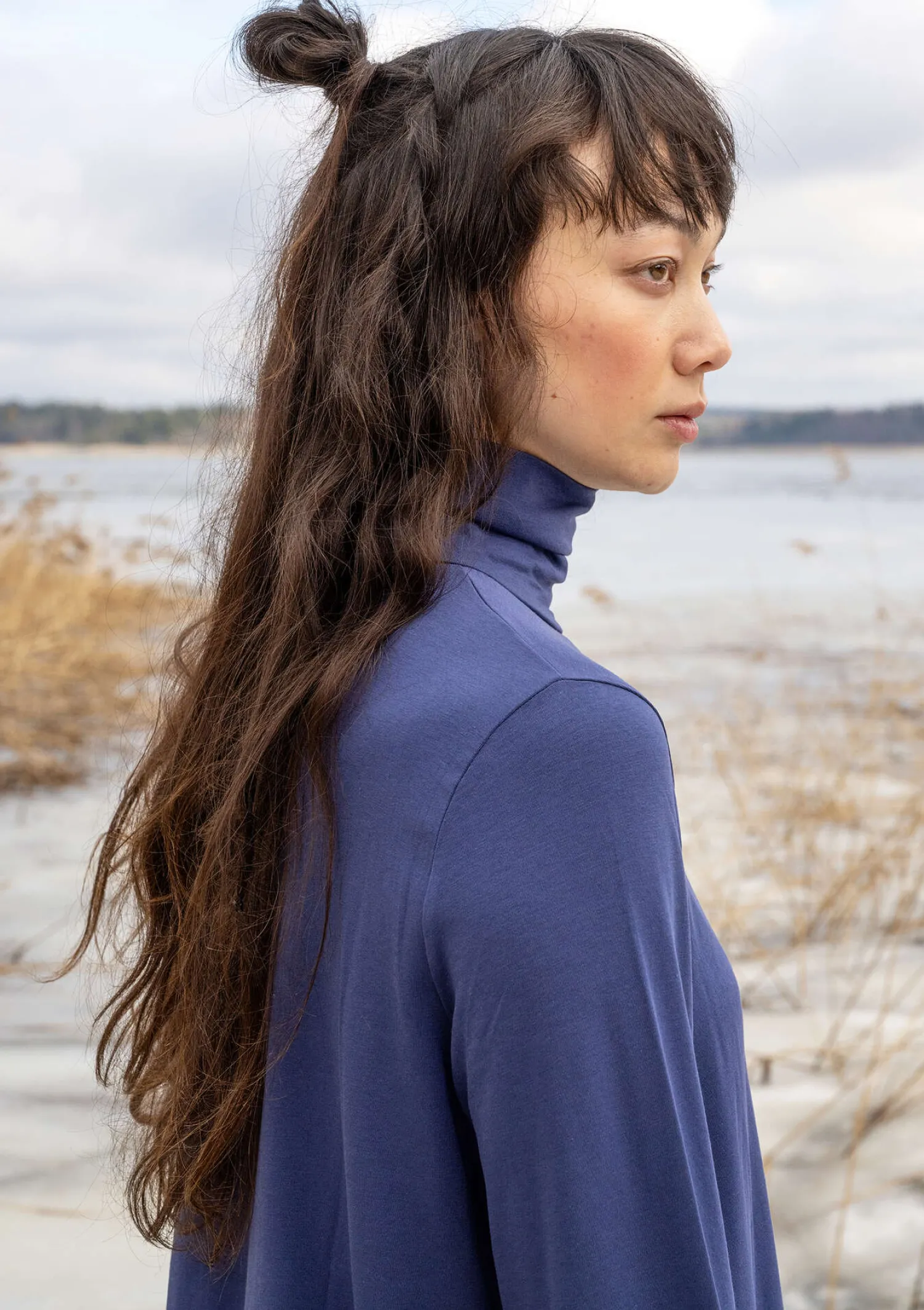 Online Gudrun Sjödén Jerseytunika aus Bio-Baumwolle/Modal/Elasthan moosgrün