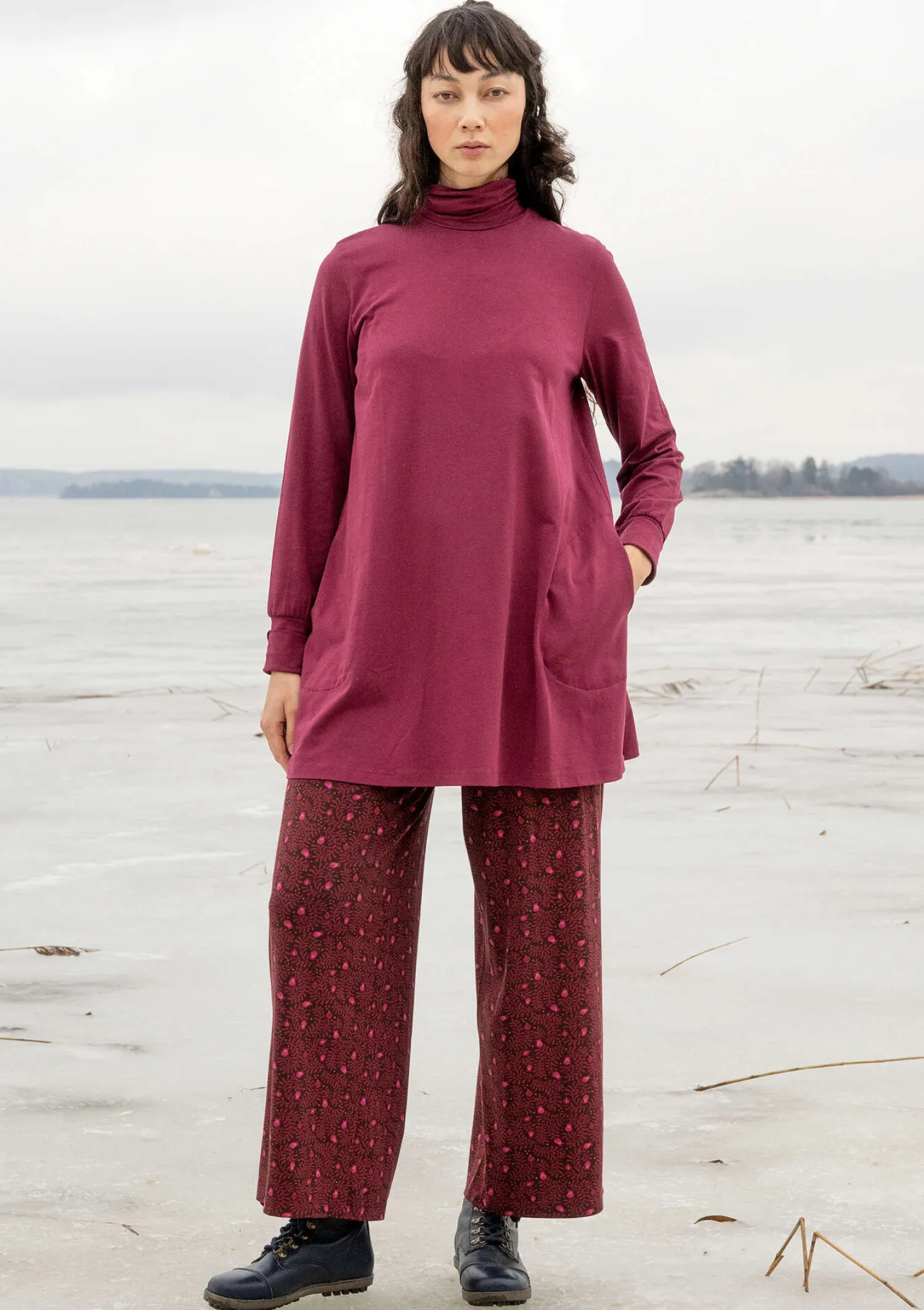 Shop Gudrun Sjödén Jerseytunika aus Bio-Baumwolle/Modal/Elasthan mitternachtsblau