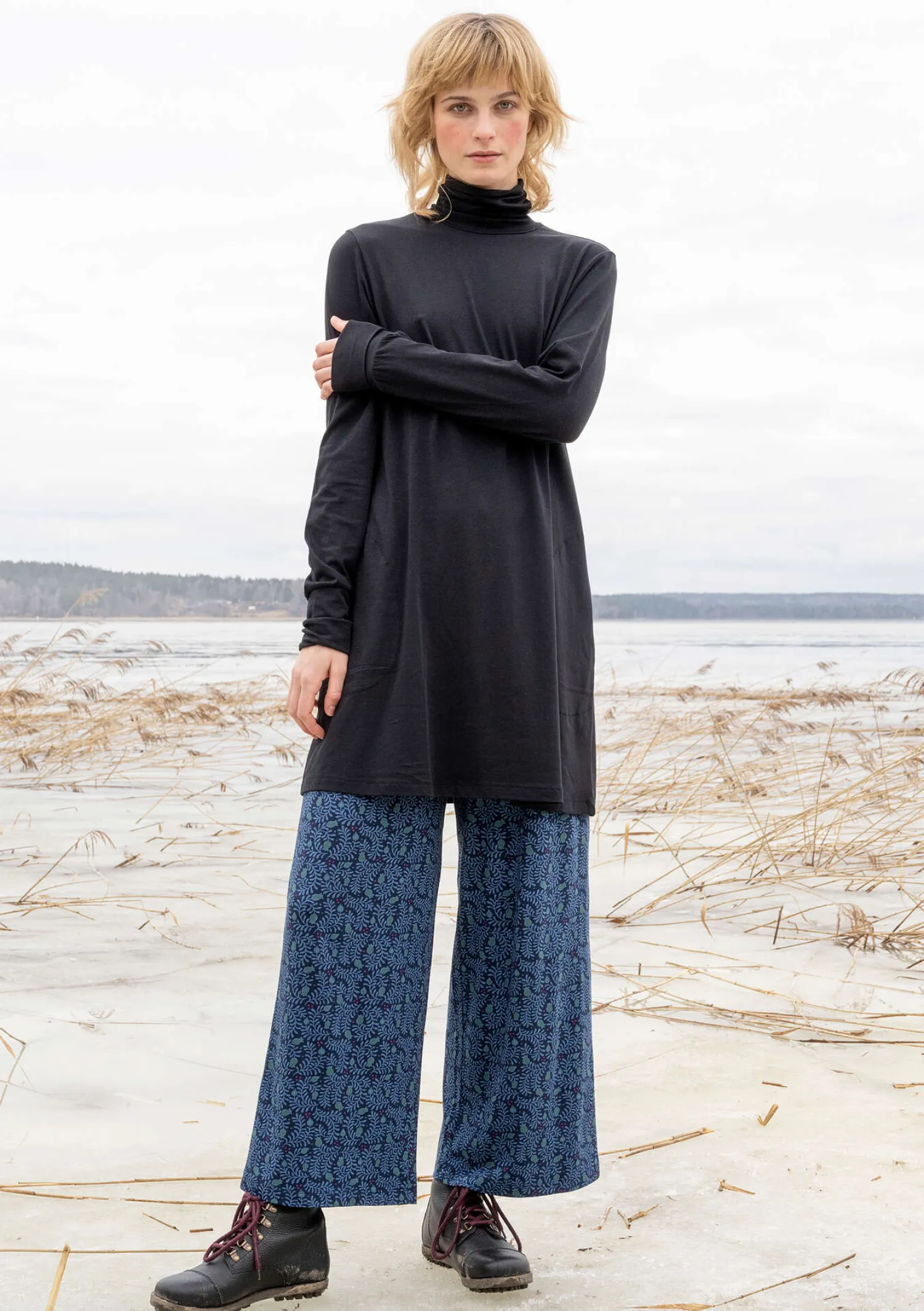 Clearance Gudrun Sjödén Jerseytunika aus Bio-Baumwolle/Modal/Elasthan moosgrün