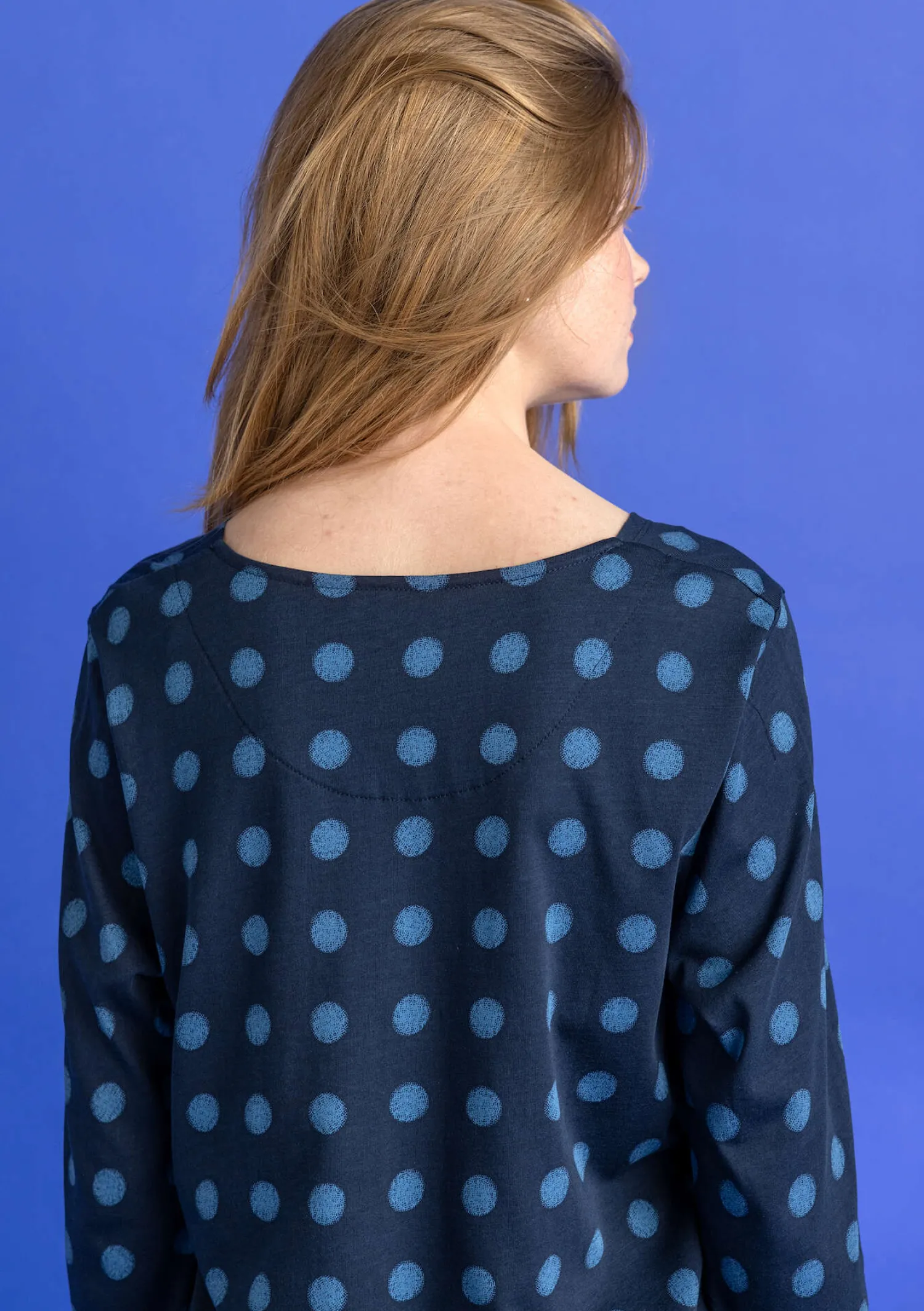 Sale Gudrun Sjödén Jerseytunika „Tyra“ aus Bio-Baumwolle/Modal malachit-gemustert