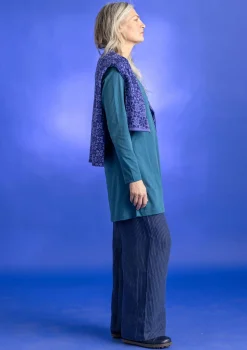 Cheap Gudrun Sjödén Jerseytunika „Tyra“ aus Bio-Baumwolle/Modal dunkelpetrol