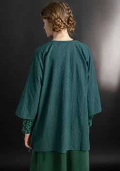 Outlet Gudrun Sjödén Kimono aus Bio-Baumwolldobby henna