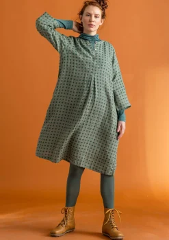 Clearance Gudrun Sjödén Kleid „Asta“ aus Leinengewebe hellkartoffel