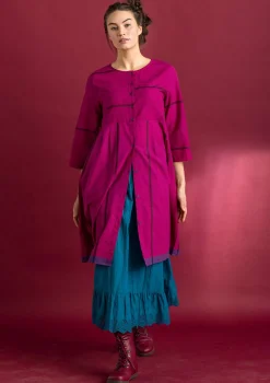 Sale Gudrun Sjödén Kleid „Ava” aus Bio-Baumwollgewebe leinenblau