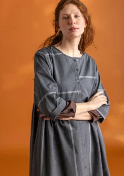 Store Gudrun Sjödén Kleid „Ava” aus Bio-Baumwollgewebe schwarz