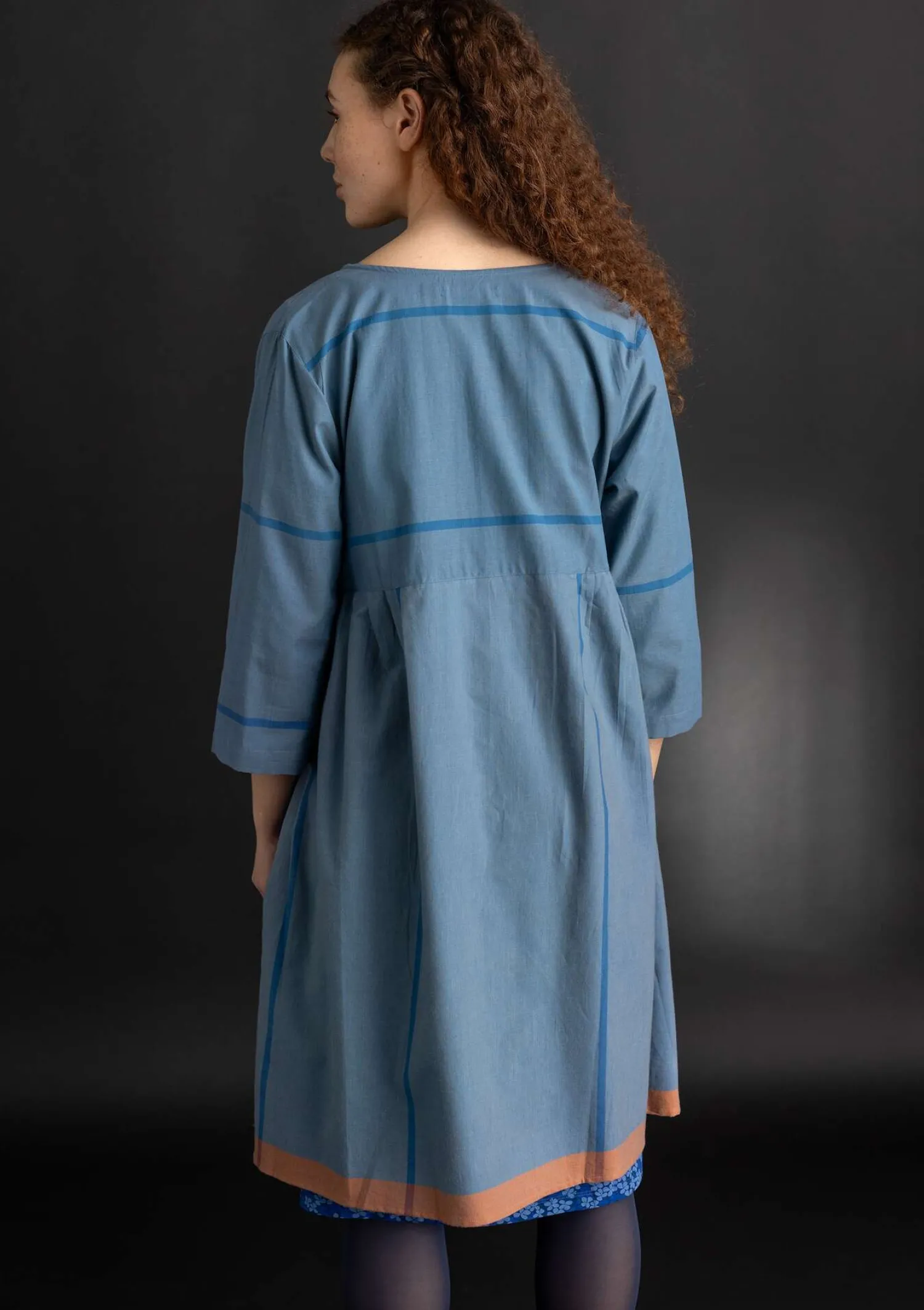 Cheap Gudrun Sjödén Kleid „Ava” aus Bio-Baumwollgewebe hibiskus
