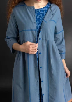 Shop Gudrun Sjödén Kleid „Ava” aus Bio-Baumwollgewebe schwarz