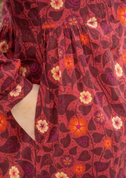 Best Sale Gudrun Sjödén Kleid „Borealis“ aus Bio-Baumwollgewebe zartindigo