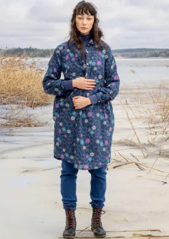 Cheap Gudrun Sjödén Kleid „Borealis“ aus Bio-Baumwollgewebe zartindigo