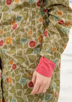 Clearance Gudrun Sjödén Kleid „Borealis“ aus Bio-Baumwollgewebe zartindigo