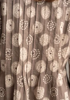 Flash Sale Gudrun Sjödén Kleid „Clay“ aus Bio-Baumwollgewebe indigo