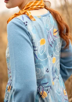 Clearance Gudrun Sjödén Kleid „Embla“ aus Bio-Baumwollgewebe aprikose