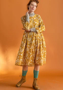 Best Sale Gudrun Sjödén Kleid „Hedda“ aus Bio-Baumwollgewebe hellpetrol
