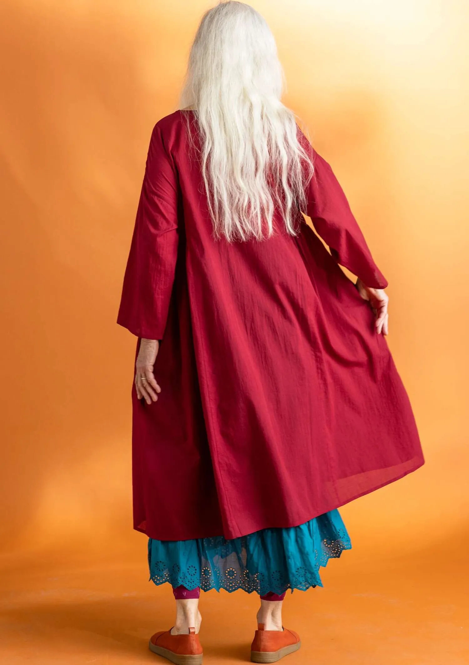 Online Gudrun Sjödén Kleid „Hedda“ aus Bio-Baumwollgewebe veilchen