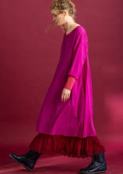 Online Gudrun Sjödén Kleid „Hedda“ aus Bio-Baumwollgewebe granatapfel