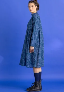 Cheap Gudrun Sjödén Kleid „Hedda“ aus Bio-Baumwollgewebe hellpetrol