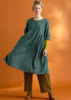 Cheap Gudrun Sjödén Kleid „Hedda“ aus Bio-Baumwollgewebe senf-gemustert