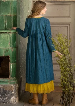 Online Gudrun Sjödén Kleid „Helga“ aus Bio-Baumwollgewebe dunkelpetrol