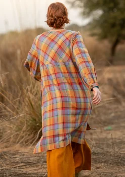 Store Gudrun Sjödén Kleid „Skagen“ aus Bio-Baumwollgewebe meeresgrün