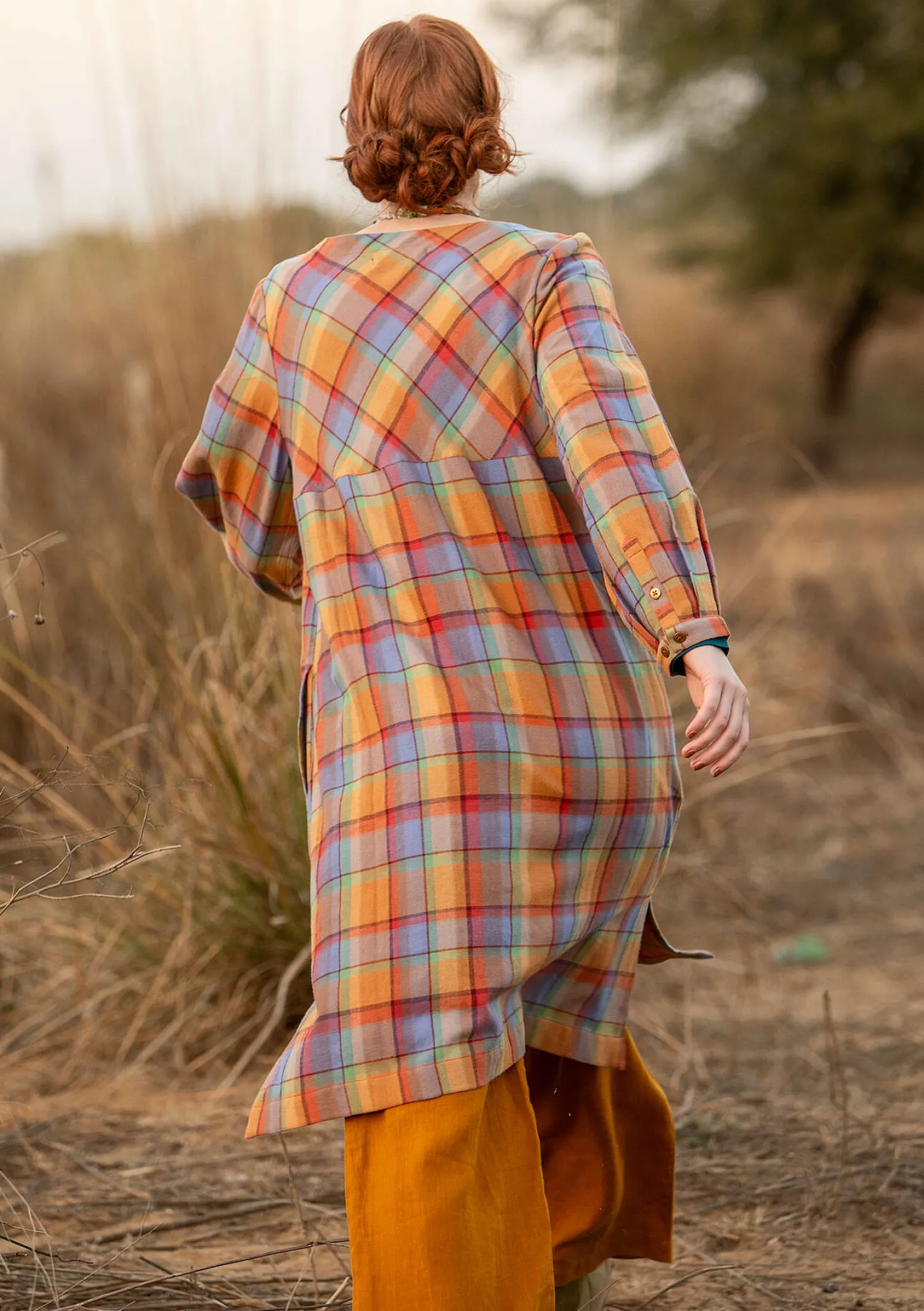 Store Gudrun Sjödén Kleid „Skagen“ aus Bio-Baumwollgewebe meeresgrün