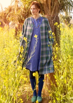 Cheap Gudrun Sjödén Kleid „Skagen“ aus Bio-Baumwollgewebe gebranntesiena