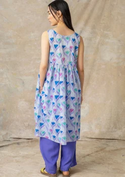 Online Gudrun Sjödén Kleid „Öst“ aus Bio-Baumwollgewebe hellpfirsich