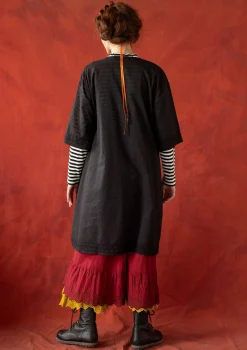 New Gudrun Sjödén Kleid „Wanja“ aus Bio-Baumwollgewebe schwarz
