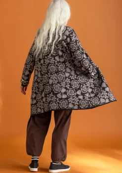 Best Sale Gudrun Sjödén Langstrickjacke „Astrid“ aus Bio-/Recycling-Baumwolle wermutkraut