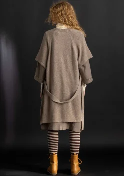 Fashion Gudrun Sjödén Langstrickjacke aus Alpakagemisch indigo