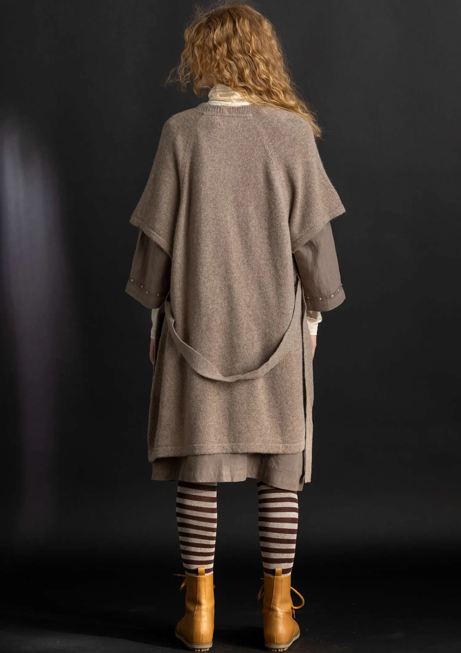 Cheap Gudrun Sjödén Langstrickjacke aus Alpakagemisch indigo