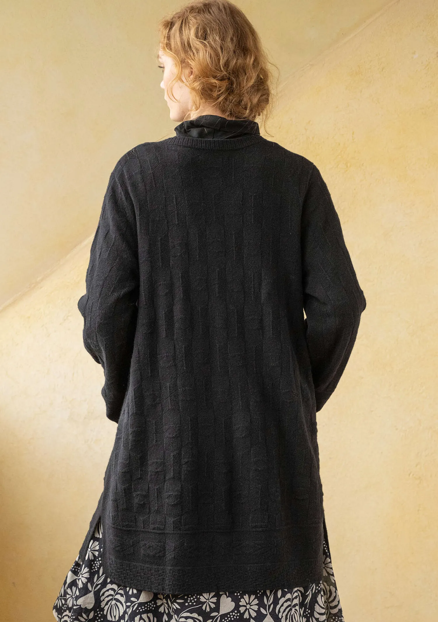 Discount Gudrun Sjödén Langstrickjacke „Capella“ aus Lammwolle indigo