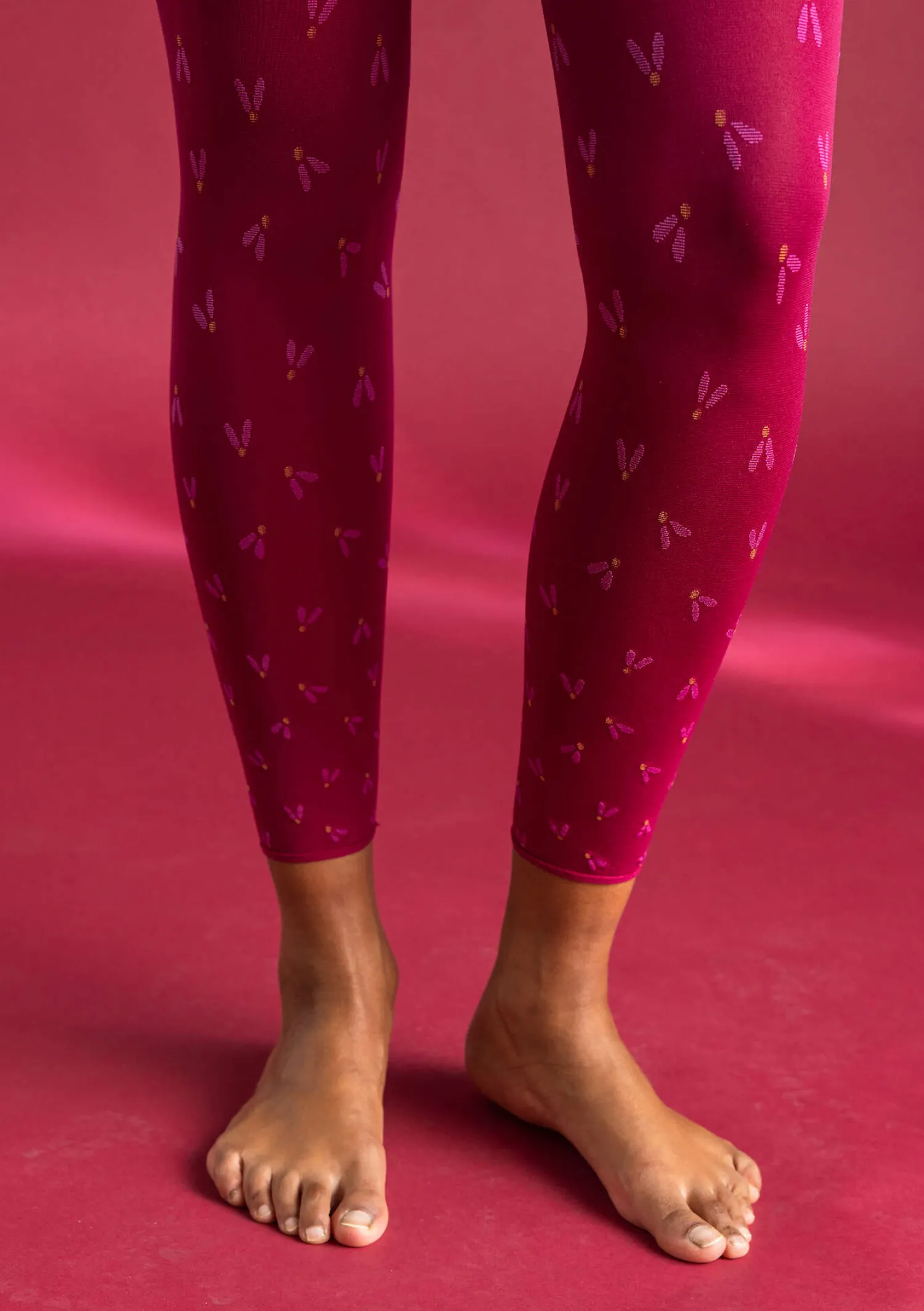 Fashion Gudrun Sjödén Leggings „Fjät“ aus Recycling-Polyamid schwarz