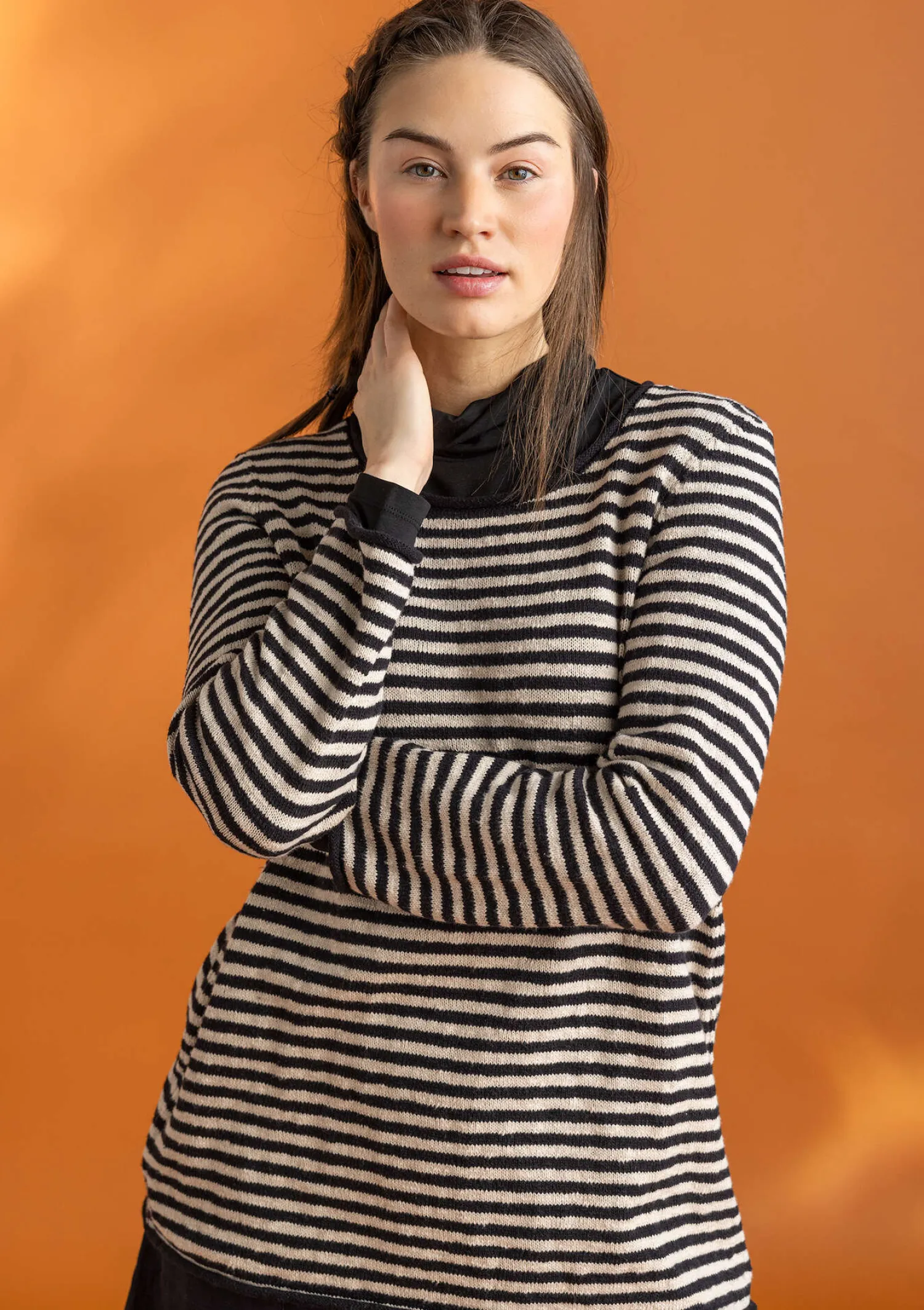 New Gudrun Sjödén Lieblingspullover aus Bio-Baumwolle schwarz-natur