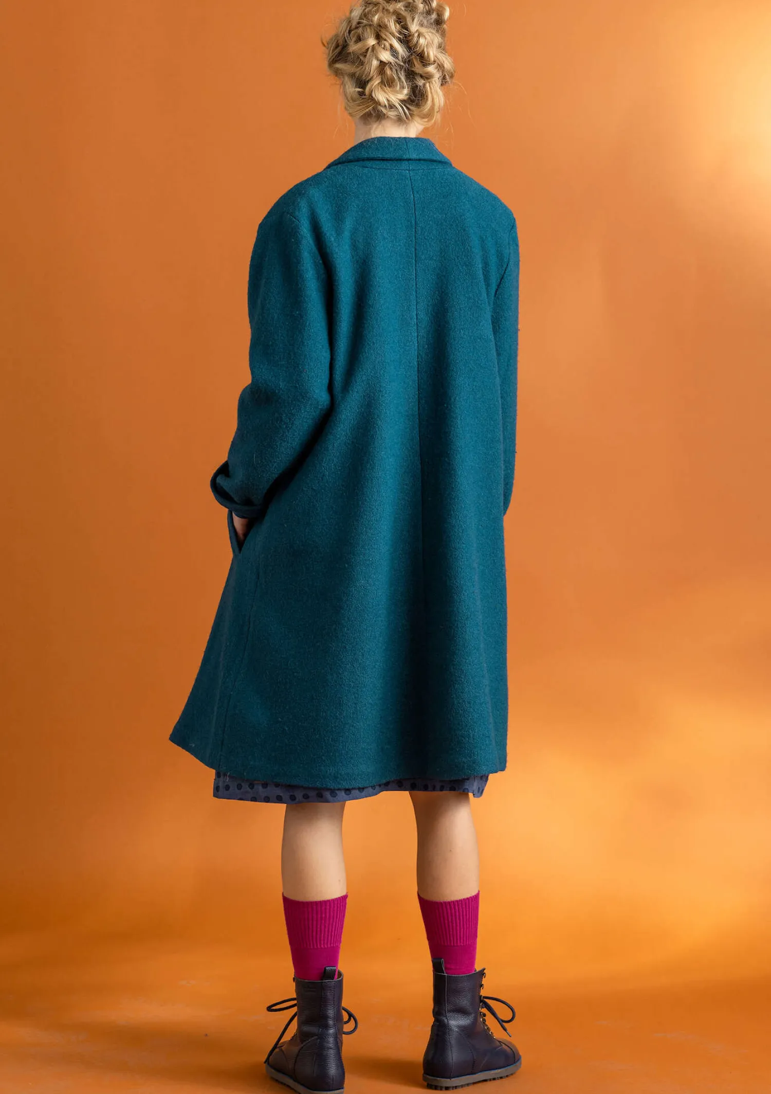 Flash Sale Gudrun Sjödén Mantel aus Wollgemisch schwarz