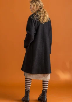 Store Gudrun Sjödén Mantel aus Wollgemisch rost