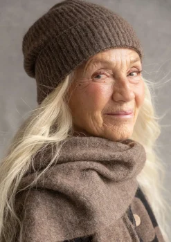Best Sale Gudrun Sjödén Mütze aus Alpakagemisch schwarz
