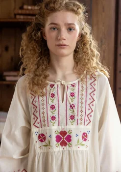 Best Gudrun Sjödén Nachthemd „Twinkle“ aus Bio-Baumwolle halbgebleicht