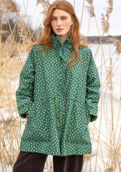 Cheap Gudrun Sjödén Parka „Lucy“ aus Bio-Baumwollgewebe flaschengrün-gemustert