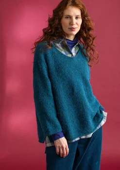 Fashion Gudrun Sjödén Pullover aus Alpakagemisch feder-melange