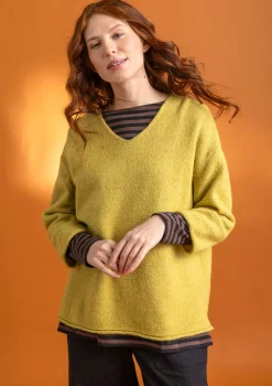 New Gudrun Sjödén Pullover aus Alpakagemisch alpenveilchen-melange