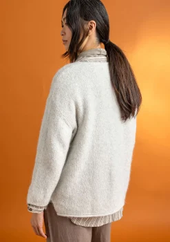 Best Gudrun Sjödén Pullover aus Alpakagemisch dunkelaschgrau-melange