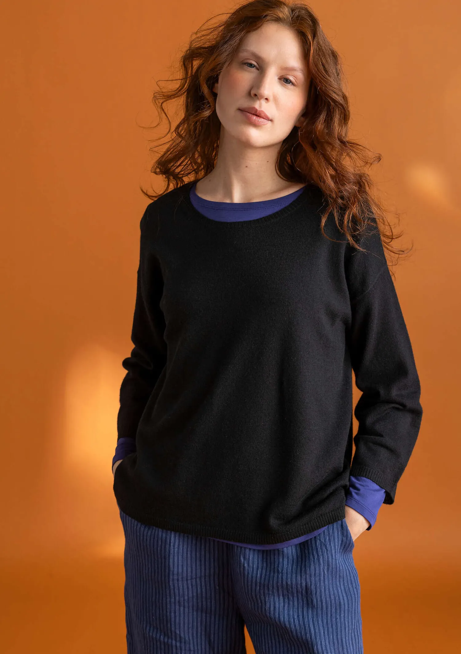 Best Sale Gudrun Sjödén Pullover aus Bio-Wolle malachit