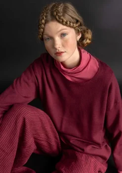 Outlet Gudrun Sjödén Pullover aus Bio-Wolle veilchen