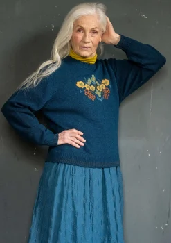 Shop Gudrun Sjödén Pullover „Emelia“ aus Recycling-Wolle dunkelaschgrau