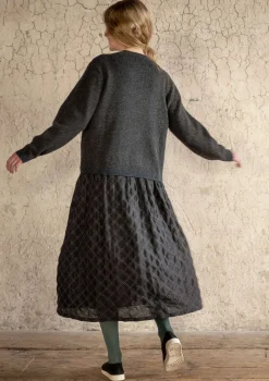 Shop Gudrun Sjödén Pullover „Emelia“ aus Recycling-Wolle dunkelaschgrau