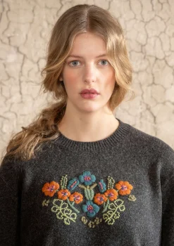 Shop Gudrun Sjödén Pullover „Emelia“ aus Recycling-Wolle dunkelpetrol