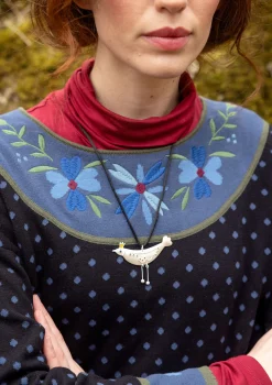 Best Gudrun Sjödén Pullover „Maria“ aus Bio-/Recycling-Baumwolle pinie